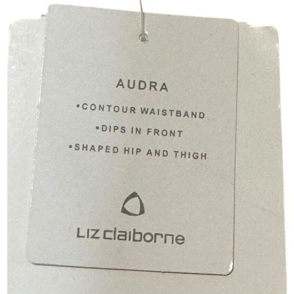 Liz Claibone Women's Pants Chino Audra Straight Cropped Trouser Tan Sz. 8 NWT - Picture 6 of 12